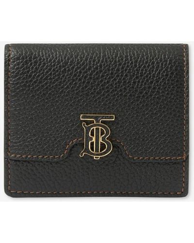 Burberry Portefeuille à rabat TB - Noir