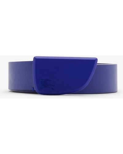 Burberry Leather Shield Belt - Blue