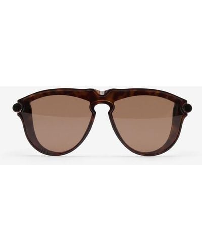 Burberry Tubular Sunglasses - Brown