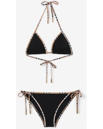 Burberry Mata Triangle Bikini - Black