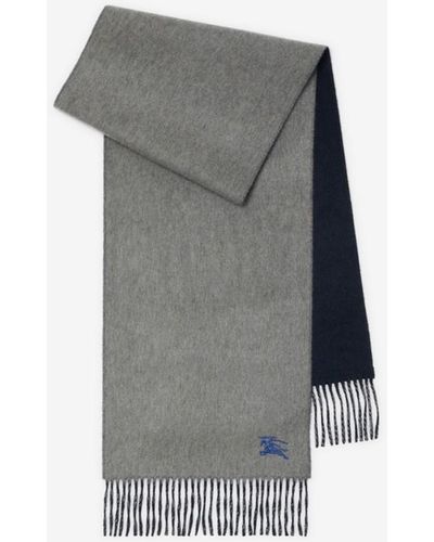 Burberry Reversible Cashmere Scarf - Gray