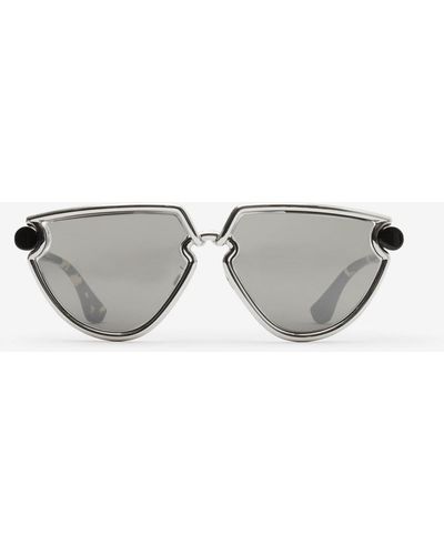 Burberry Clip Sunglasses - Gray
