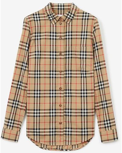 Burberry Shirts for Women | Online Sale up to 65% off | Lyst