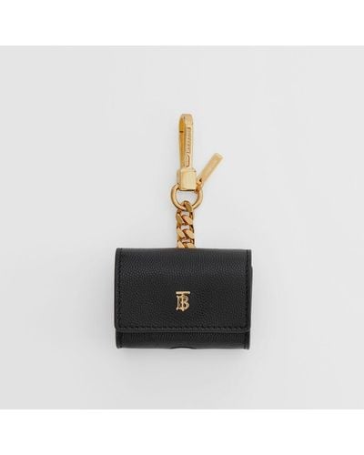 Burberry Leather Airpod Pro Case - Black