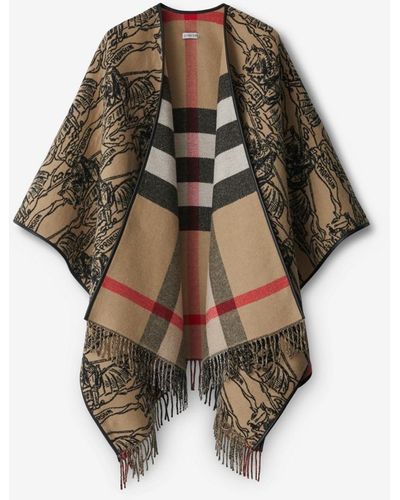 Burberry Ponchos and poncho dresses for Women | Online Sale up to 87% off |  Lyst