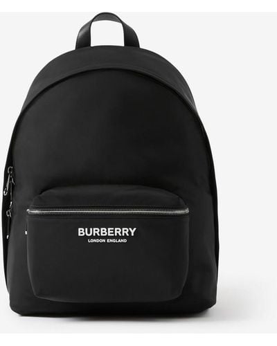 Burberry Nylon-Rucksack - Schwarz