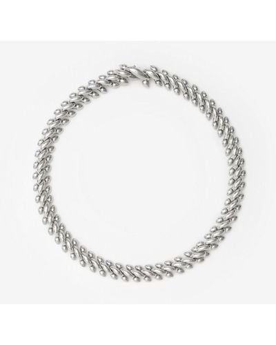 Burberry Spear Chain Necklace - Metallic