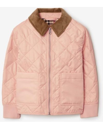 Burberry Quilted Jacket - Pink