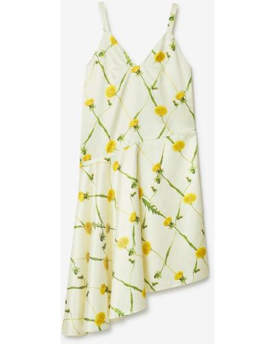 Burberry Dandelion Satin Dress - Yellow