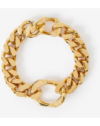 Burberry Gold-plated Chain-link Bracelet - Metallic