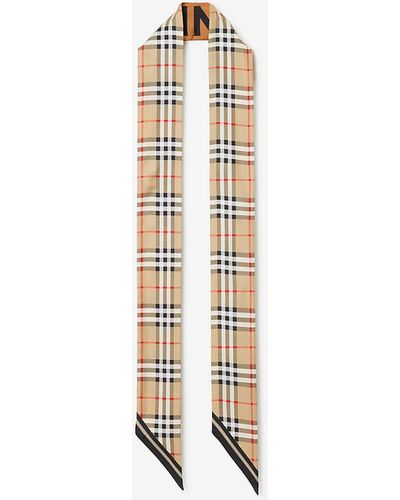 Burberry Skinny Silk Scarves for Women - Up to 33% off | Lyst