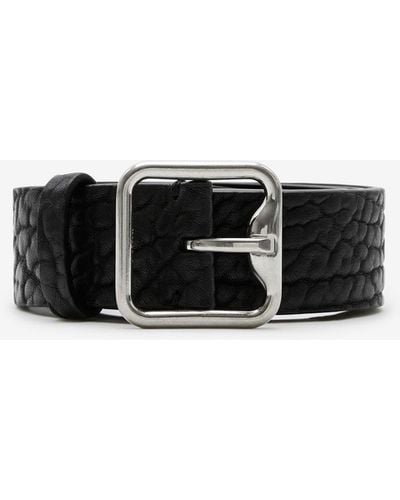 Burberry Leather B-buckle Belt - Black