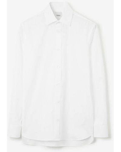 Burberry Cotton Formal Shirt - White
