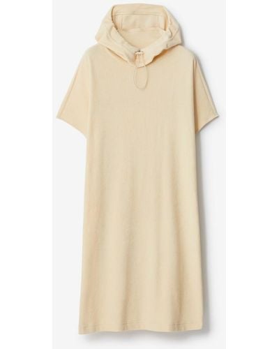 Burberry Cotton Towelling Dress - Natural