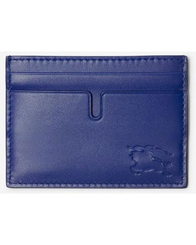 Burberry Ekd Card Case - Blue
