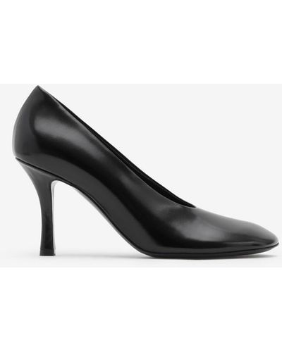 Burberry Leather Baby Pumps - Black