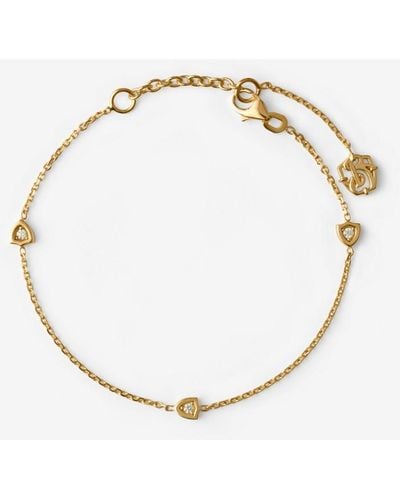 Burberry Shield Chain Bracelet - Metallic