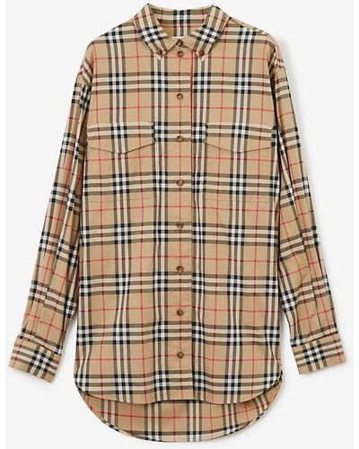 Burberry Shirts for Women | Online Sale up to 70% off | Lyst