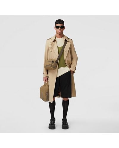 Burberry The Long Kensington Heritage Trench Coat - Natural