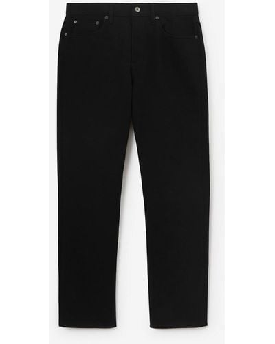 Burberry Straight Fit Jeans - Black