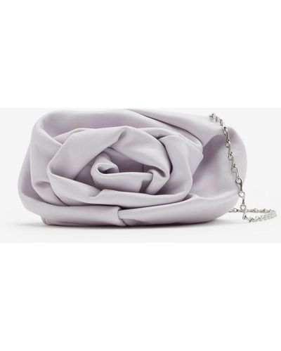 Burberry Rose Chain Clutch - Gray
