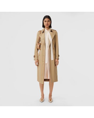 Burberry The Long Chelsea Heritage Trench Coat - Natural