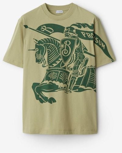 Burberry Ekd Cotton T-shirt - Green