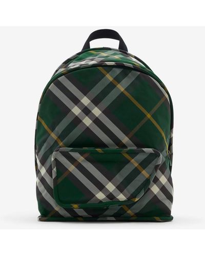 Burberry Small Shield Backpack - Green