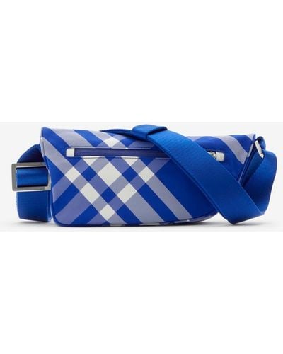 Burberry Shield Crossbody Bag - Blue