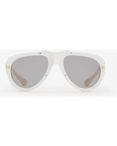 Burberry Shield Mask Sunglasses - Metallic