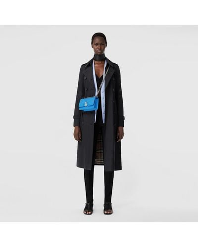 Burberry The Long Chelsea Heritage Trench Coat - Blue