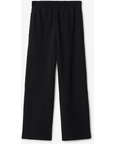 Burberry Cotton Track Trousers - Black