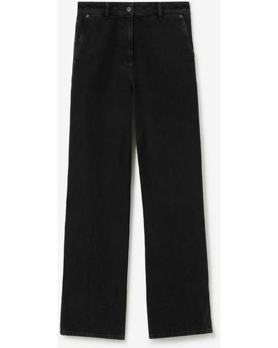Burberry Relaxed Fit Jeans - Black