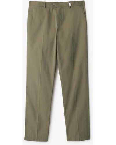 Burberry Cotton Chinos - Green