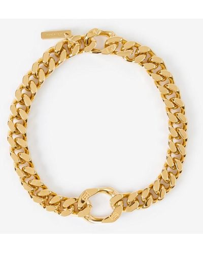 Burberry Gold-plated Chain-link Necklace - Metallic