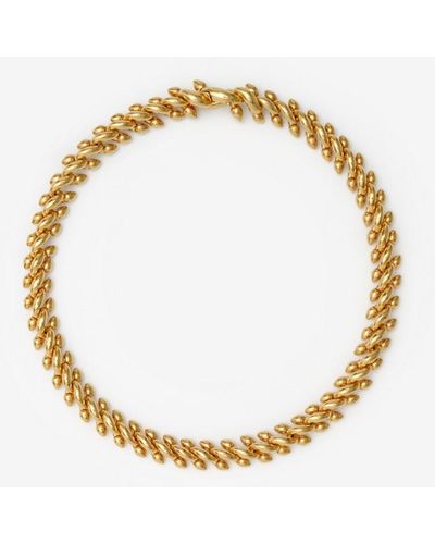 Burberry Spear Chain Necklace - Metallic