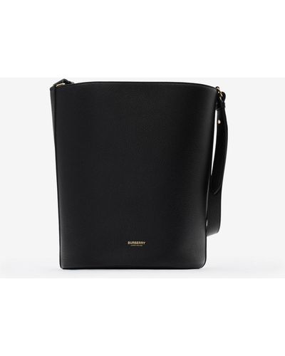 Burberry Medium Bucket Bag - Black