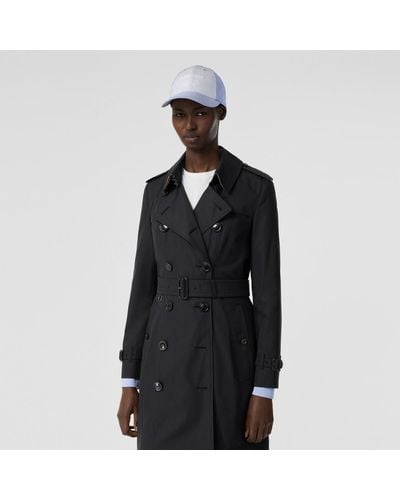 Burberry The Mid-length Chelsea Heritage Trench Coat - Black