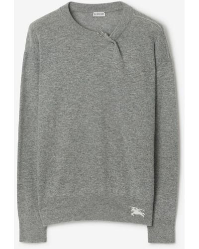 Burberry Cashmere Sweater - Gray