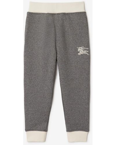 Burberry Cotton Jogging Trousers - Grey