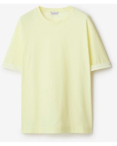 Burberry Cotton T-shirt - Yellow