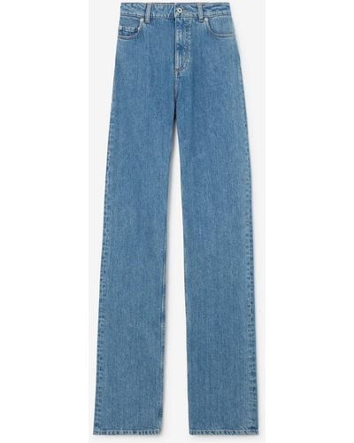Burberry Straight Fit Jeans - Blue