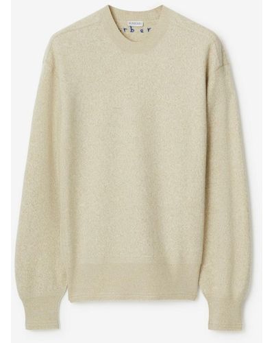 Burberry Wool Sweater - Natural