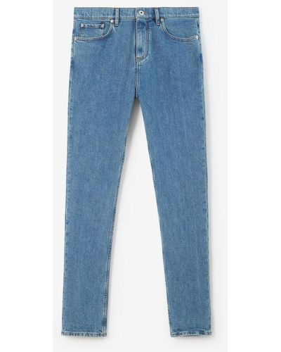 Burberry Schmal geschnittene Jeans - Blau