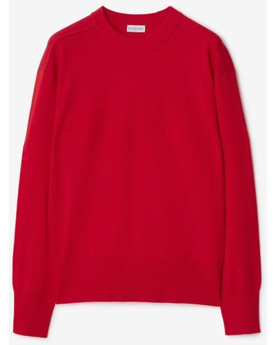 Burberry Wool Sweater - Red