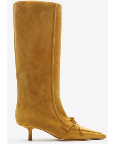 Burberry Suede Storm Boots - Brown