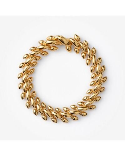 Burberry Spear Chain Bracelet - Metallic