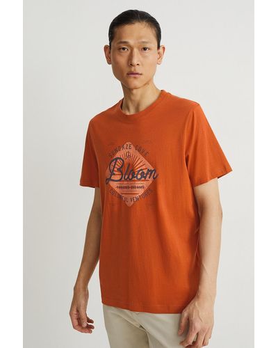 C&A T-shirt - Oranje