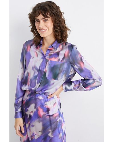 C&A Blouse-met Patroon - Paars