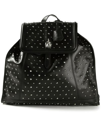 Alexander McQueen Studded Backpack - Black